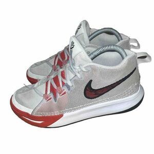 Nike Kyrie Flytrap‎ 6-Gray/Blk/Red/Wht- Unisex Kid's Basketball Shoes -Sz 6.5Y